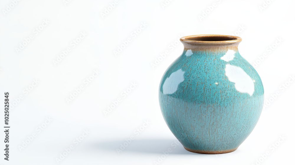 Ceramic vase isolated on white background Ceramic vase isolated on white background