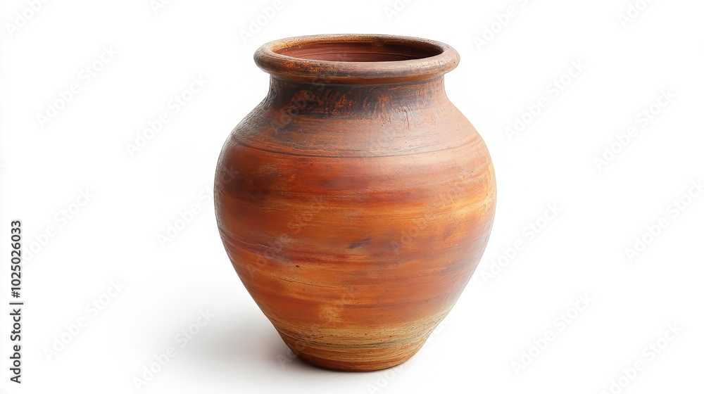 Ceramic vase isolated on white background Ceramic vase isolated on white background