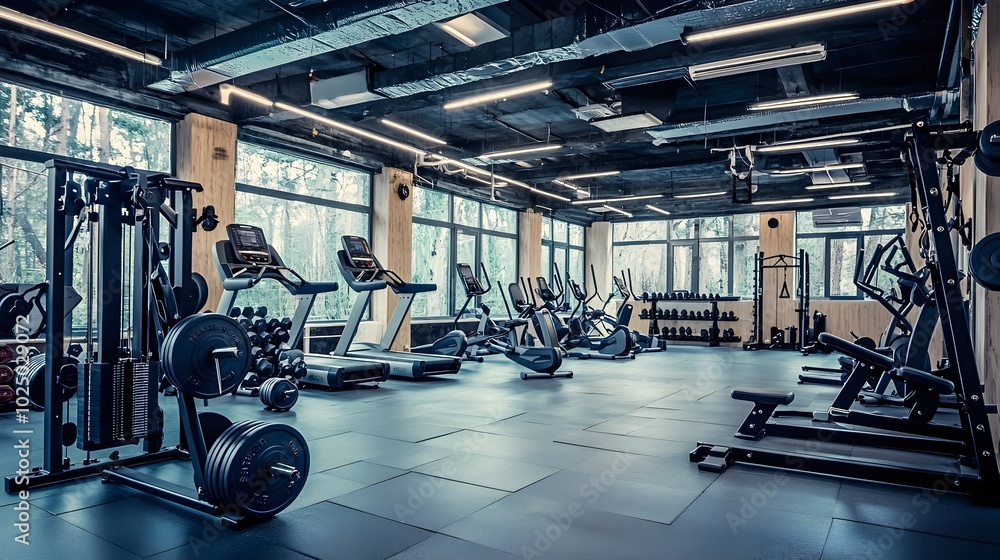 A photograph showcasing a minimalist and well designed home gym space with simple workout equipment clean lines and a comfortable cozy atmosphere for fitness and wellness activities A photograph showcasing a minimalist and well designed home gym space with simple workout equipment clean lines and a comfortable cozy atmosphere for fitness and wellness activities