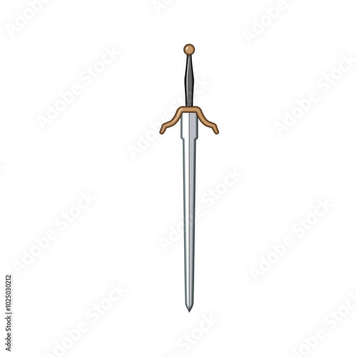 armor sword knight cartoon. chivalry medieval, battle joust, shield quest armor sword knight sign. isolated symbol vector illustration