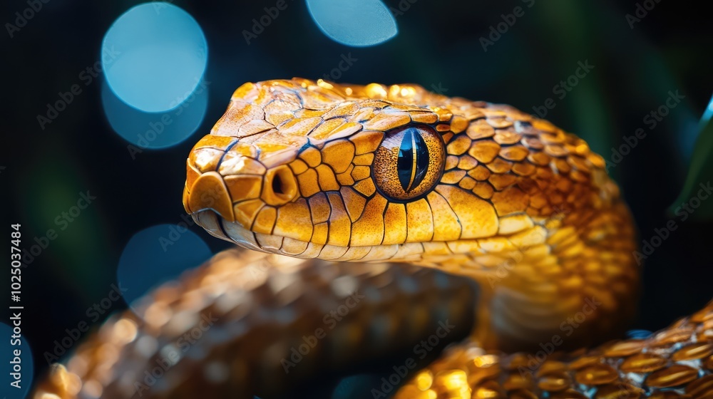 New Year's snake. AI generated illustration. New Year's snake. AI generated illustration.