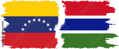 Gambia and Venezuela grunge flags connection, vector Free Download Gambia and Venezuela grunge flags connection, vector - GFXLoad