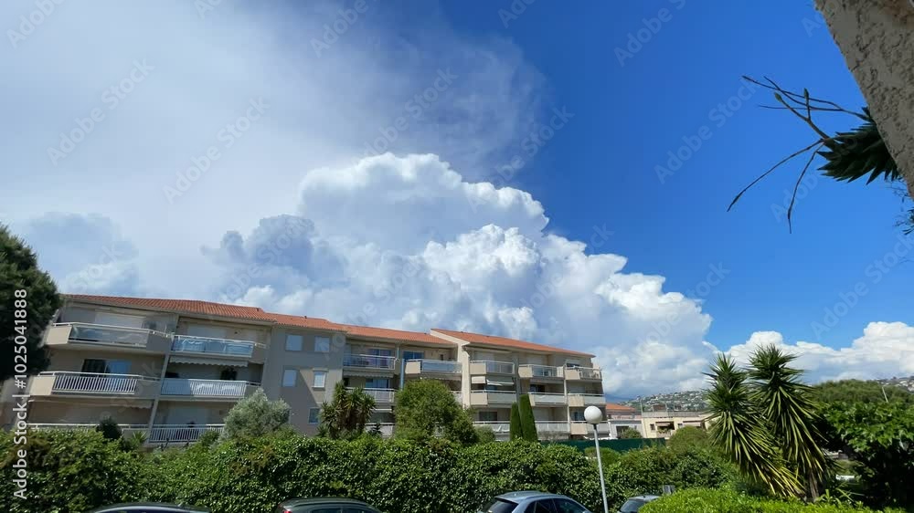 Convection Timelapse Over the Foothills of the French Alps Convection Timelapse Over the Foothills of the French Alps
