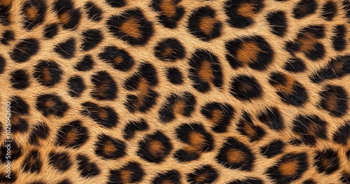 Leopard fur background. , isolated on white background, , copy space for text,