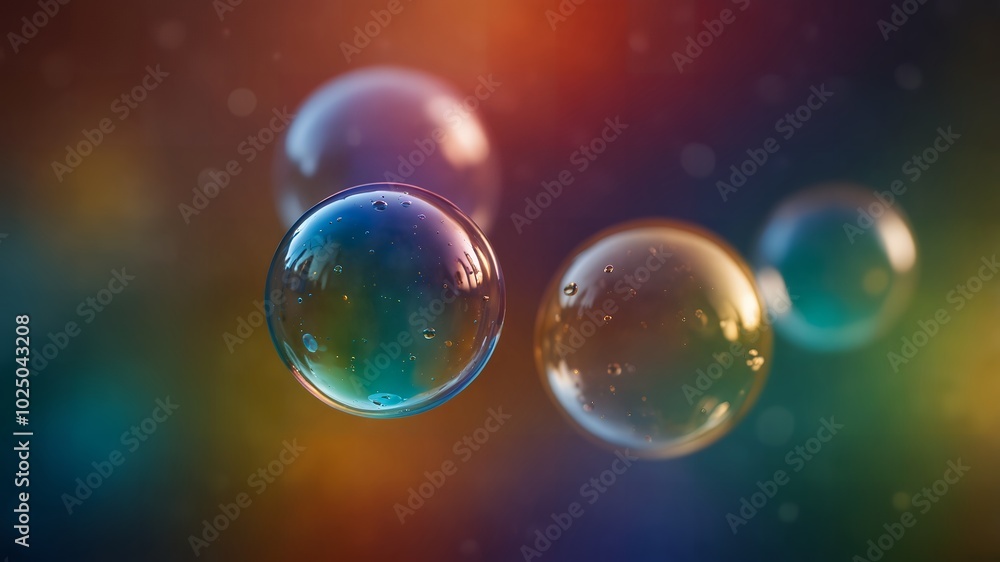Colorful background with bubbles Colorful background with bubbles