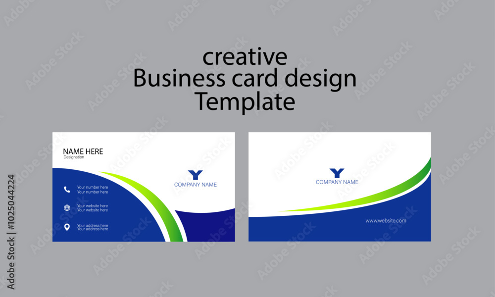 Creative modern minimal name card and business card template design ...