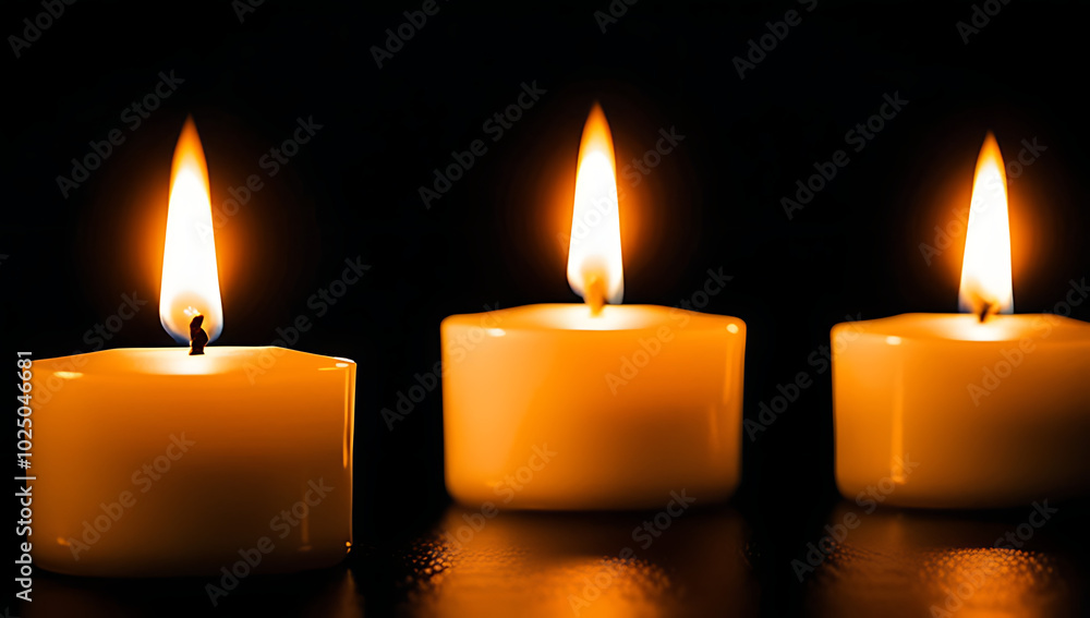 candles burning dark focus one foreground candles burning dark focus one foreground