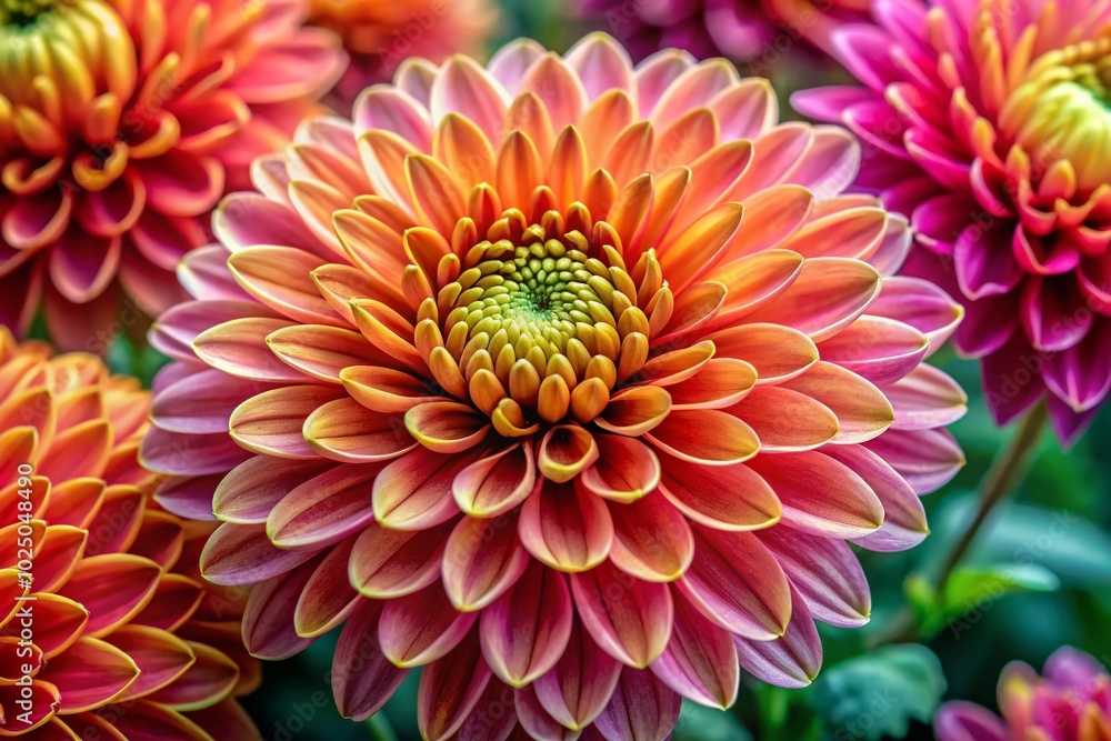 Beautiful Chrysanthemum Illustration for Floral Designs, Print Projects, and Nature Inspired Decor with Vibrant Colors Beautiful Chrysanthemum Illustration for Floral Designs, Print Projects, and Nature Inspired Decor with Vibrant Colors