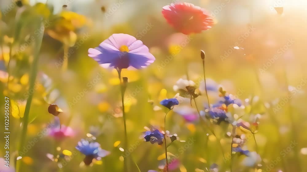 Blooming Meadow in Summer Blooming Meadow in Summer