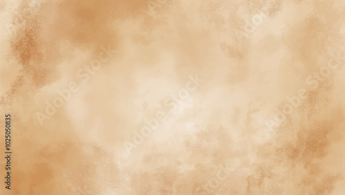 Abstract horizontal watercolor background. Hand drawn vector texture. Brush stroked painting pastel color watercolour