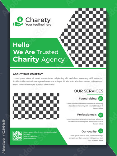 Versatile Charity Flyer Design Template for Nonprofits and Fundraising Campaigns | Fully Customizable, Professional, and High-Quality Layout for Donation Drives, Charity Events, Volunteer Recruitment,