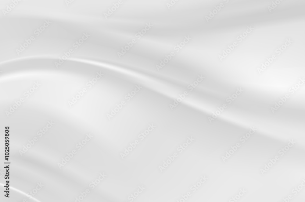 Fototapeta premium White, grey gradient mesh vector Background. Vector illustration for your graphic design, template, banner, poster or event backdrop