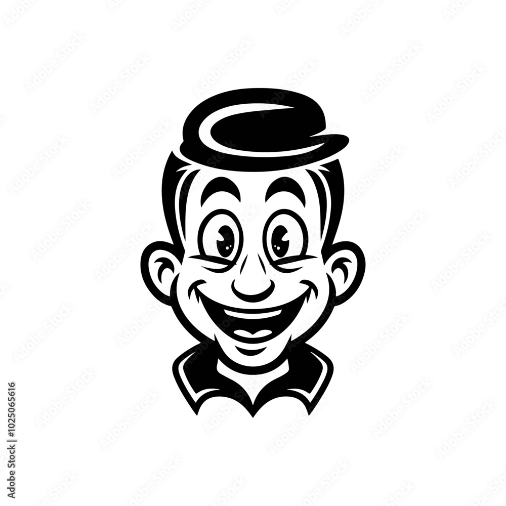 retro cartoon mascot character with a funny face 04 retro cartoon mascot character with a funny face 04