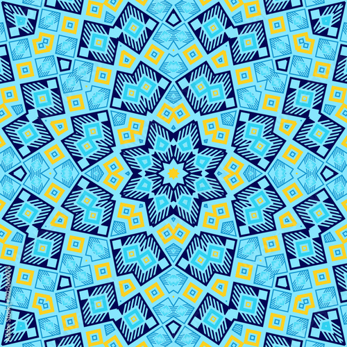 Delicate geometric periodic ornament graphic composition. Modern linen motif....