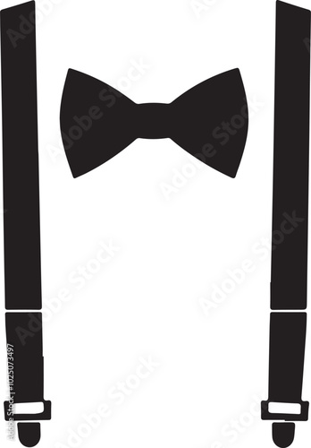 black bow tie