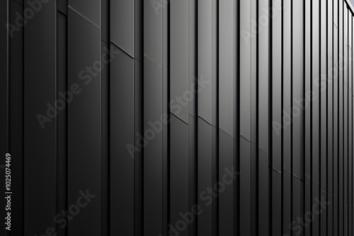 Wallpaper Mural Sleek Modern Black Panel Wall with Subtle Textures and Lines Torontodigital.ca