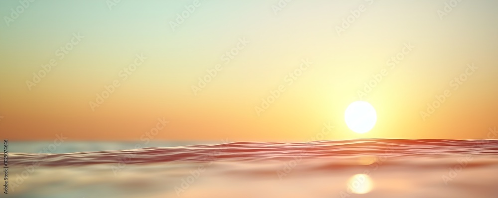 Tropical Sunset Serenity - Beckoning Waves Embrace Calm Waters in a Golden Paradise Under the Setting Sun Tropical Sunset Serenity - Beckoning Waves Embrace Calm Waters in a Golden Paradise Under the Setting Sun