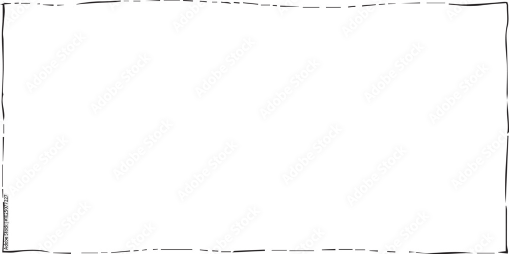 A simple black border with a white interior. A simple black border with a white interior.