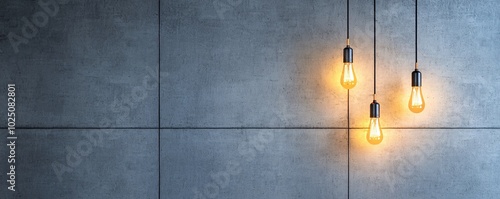 Industrial Minimalist Loft with Steel and Concrete Lightning - Modern Ceiling Design in a Contemporary Space for Stylish Interiors