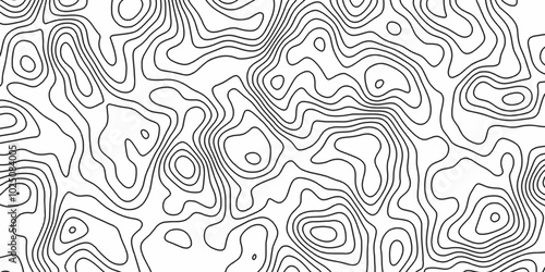 Topographic map in contour line light topographic topo contour map and ocean topographic line map. Natural printing illustrations of maps.