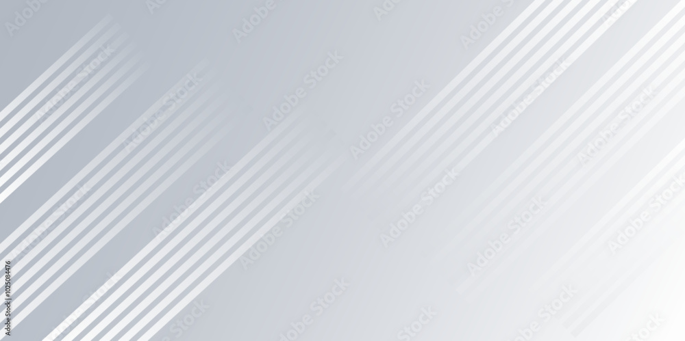 Fototapeta premium Stylish white and grey color background with diagonal lines landing page.