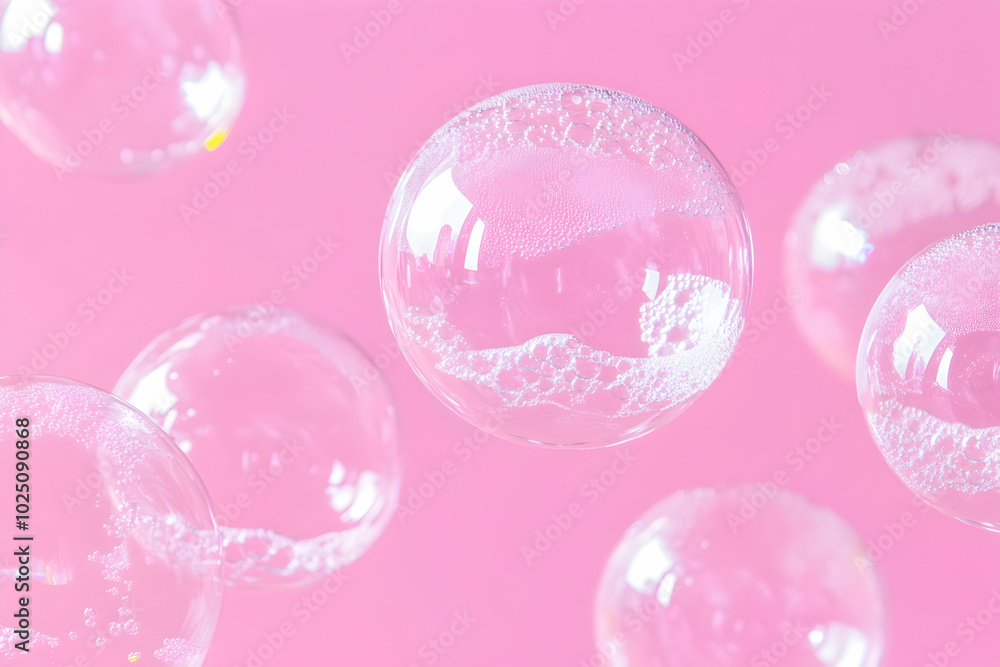 Floating soap bubbles on Floating soap bubbles on
