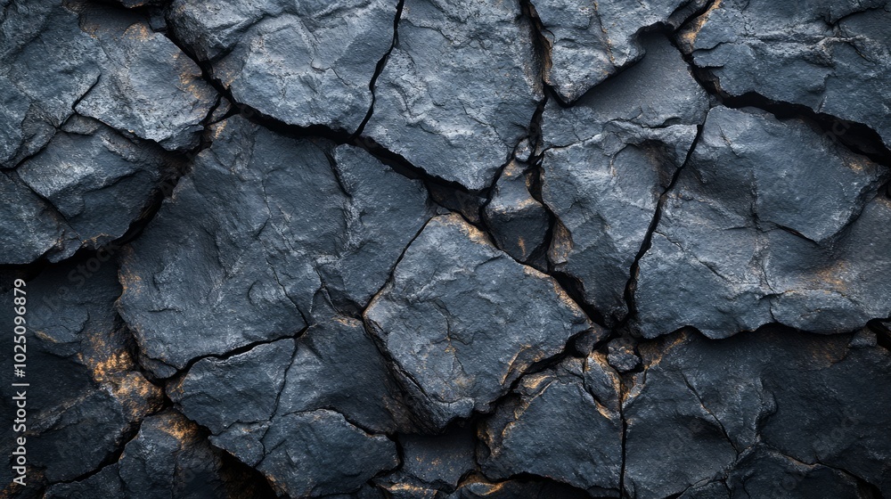 Textured Black Rock Surface in Low Light Photography Textured Black Rock Surface in Low Light Photography