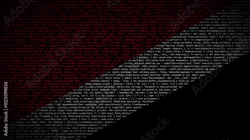 Binary code on flag of Sealand Principality of. Program source code or Hacker concept on Sealand flag. Sealand digital technology security, hacking or programming photo