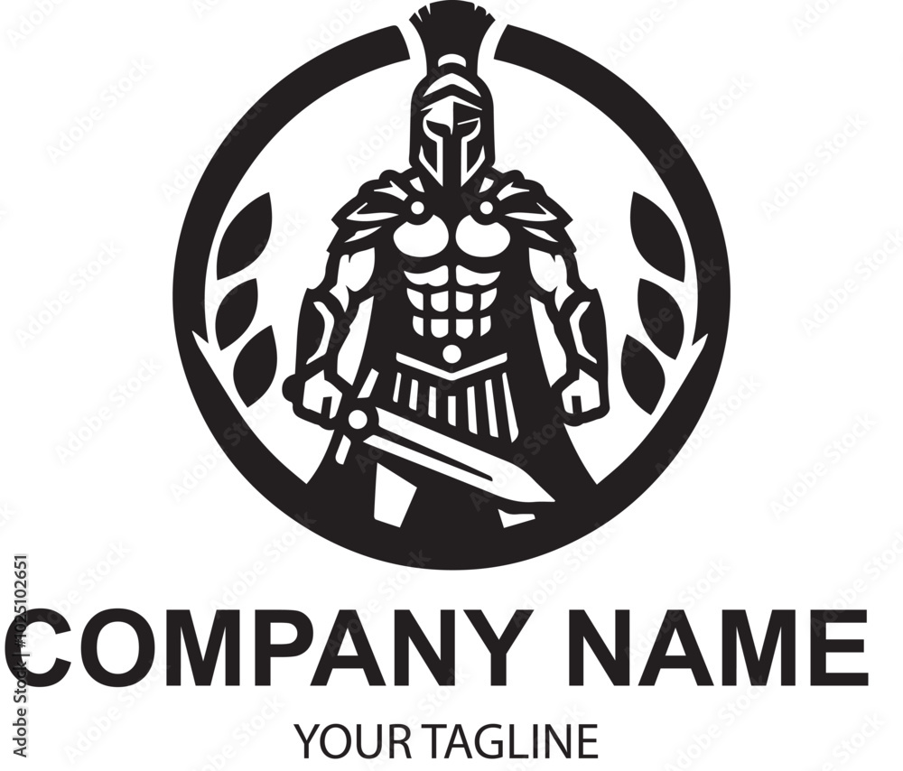 Obraz premium vectors warrior logo design