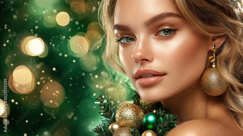 The Glamorous Holiday Portrait. The Glamorous Holiday Portrait.