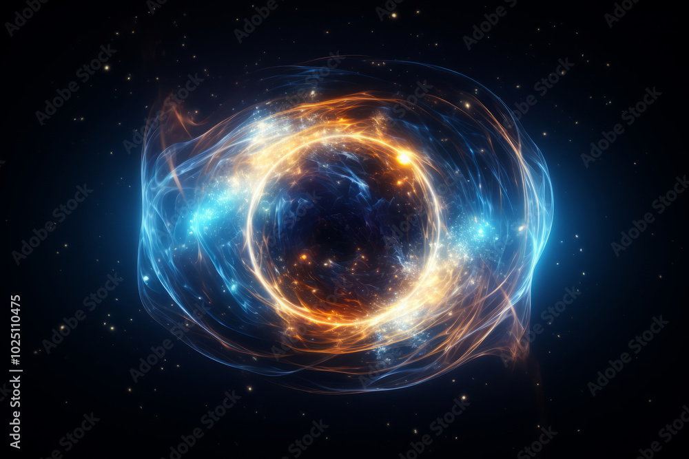 Obraz premium Exceptional Barrier effect sphere light lighting