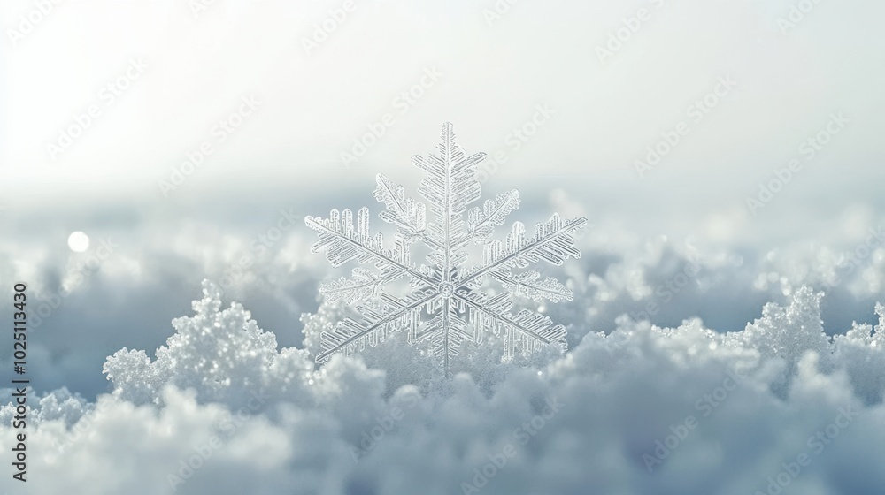 The Beautiful Snowflake on Snow The Beautiful Snowflake on Snow