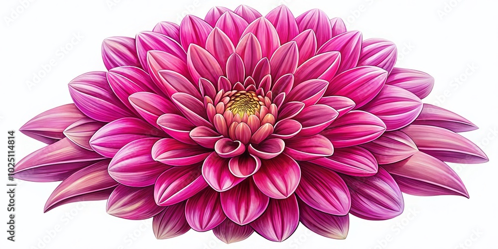 Obraz premium Cute Pink Flower Doodle Illustration PNG - Perfect for Scrapbooking, Invitations, and Creative Design Projects