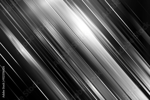 Abstract Diagonal Lines with Silver and Black Colors