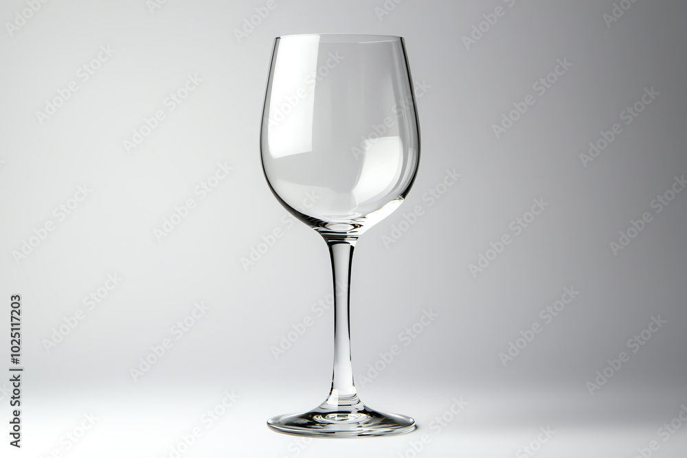Elegant wine glass, white isolate background Elegant wine glass, white isolate background