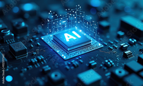 AI Chipset Technology Concept for Future Innovation