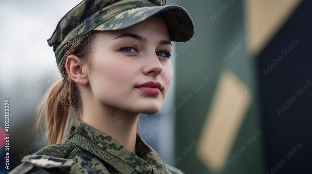Military woman Military woman