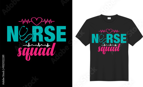 nurse squad t shirt design