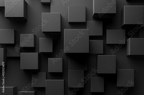 Clean geometric design with red and orange lines on a dark background for tech elements.