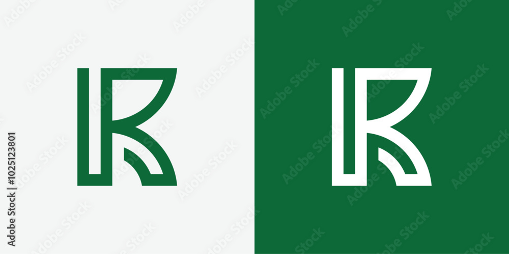 Fototapeta premium Premium vector branding identity corporate vector logo R design