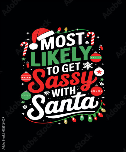 Merry Christmas T-shirt Design