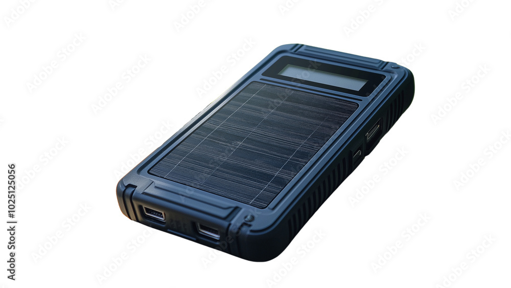 solar panel with battery charger isolated on white solar panel with battery charger isolated on white