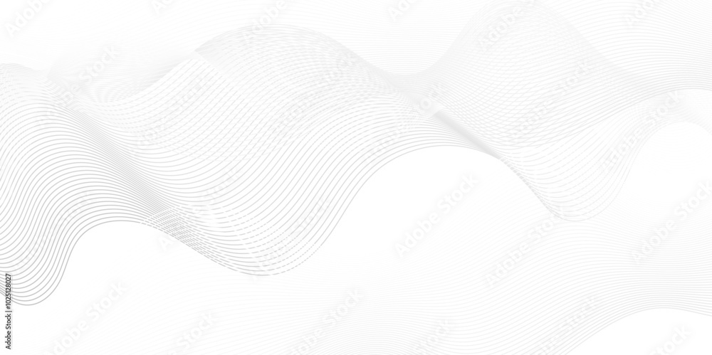 Abstract white light blend paper wave line. vector gradient transparent tech wave curve creative technology flowing smooth diagonal background. Modern creative wave lines glowing moving sound. Abstract white light blend paper wave line. vector gradient transparent tech wave curve creative technology flowing smooth diagonal background. Modern creative wave lines glowing moving sound.