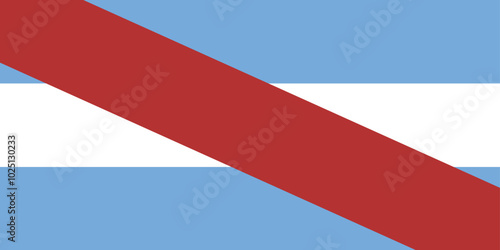 Flag of Entre Rios Province (Argentine Republic, Argentina, South America) Entre Ríos