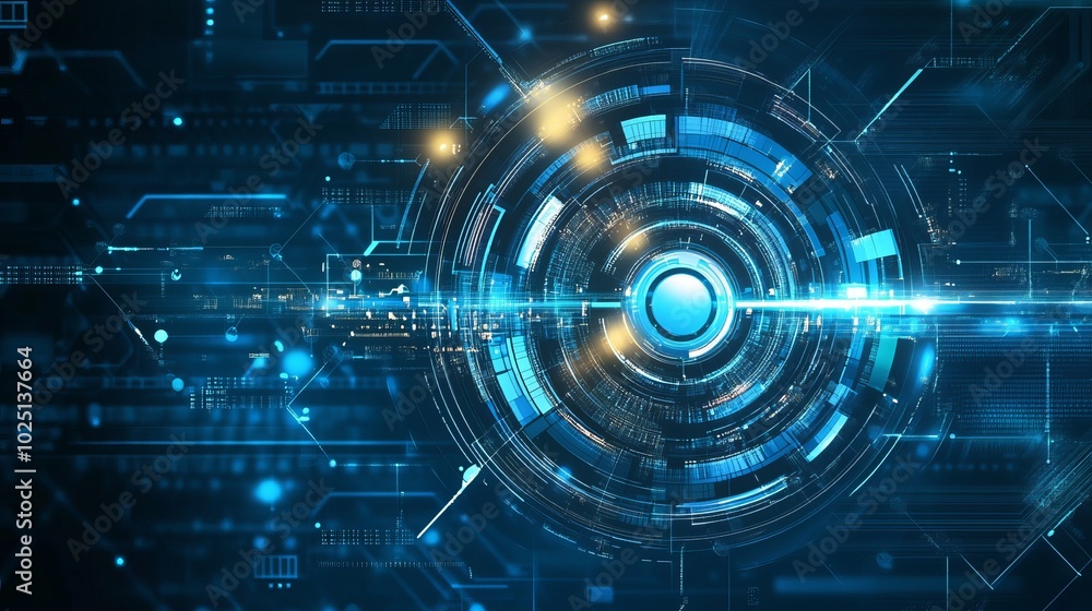 Digital Abstract Technology Background: A 2D Illustration Showcasing Modern Design Elements and Innovative Concepts in a Vibrant and Creative Format Digital Abstract Technology Background: A 2D Illustration Showcasing Modern Design Elements and Innovative Concepts in a Vibrant and Creative Format