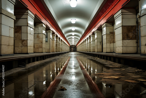 photo of a metro station  metro architecture  public transport