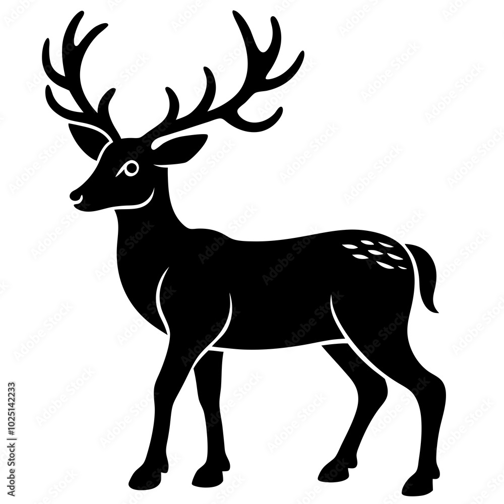 deer silhouette vector deer silhouette vector