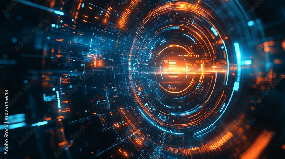 Glowing abstract digital space background with vibrant colors, futuristic light effects, and dynamic lines in the digital universe, new beautiful stock image illustration AI Glowing abstract digital space background with vibrant colors, futuristic light effects, and dynamic lines in the digital universe, new beautiful stock image illustration AI