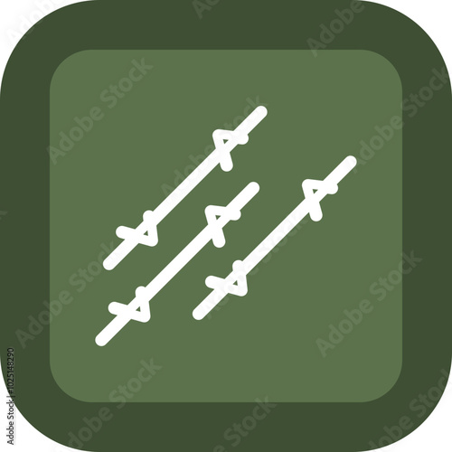 Barbed Wire Icon Design