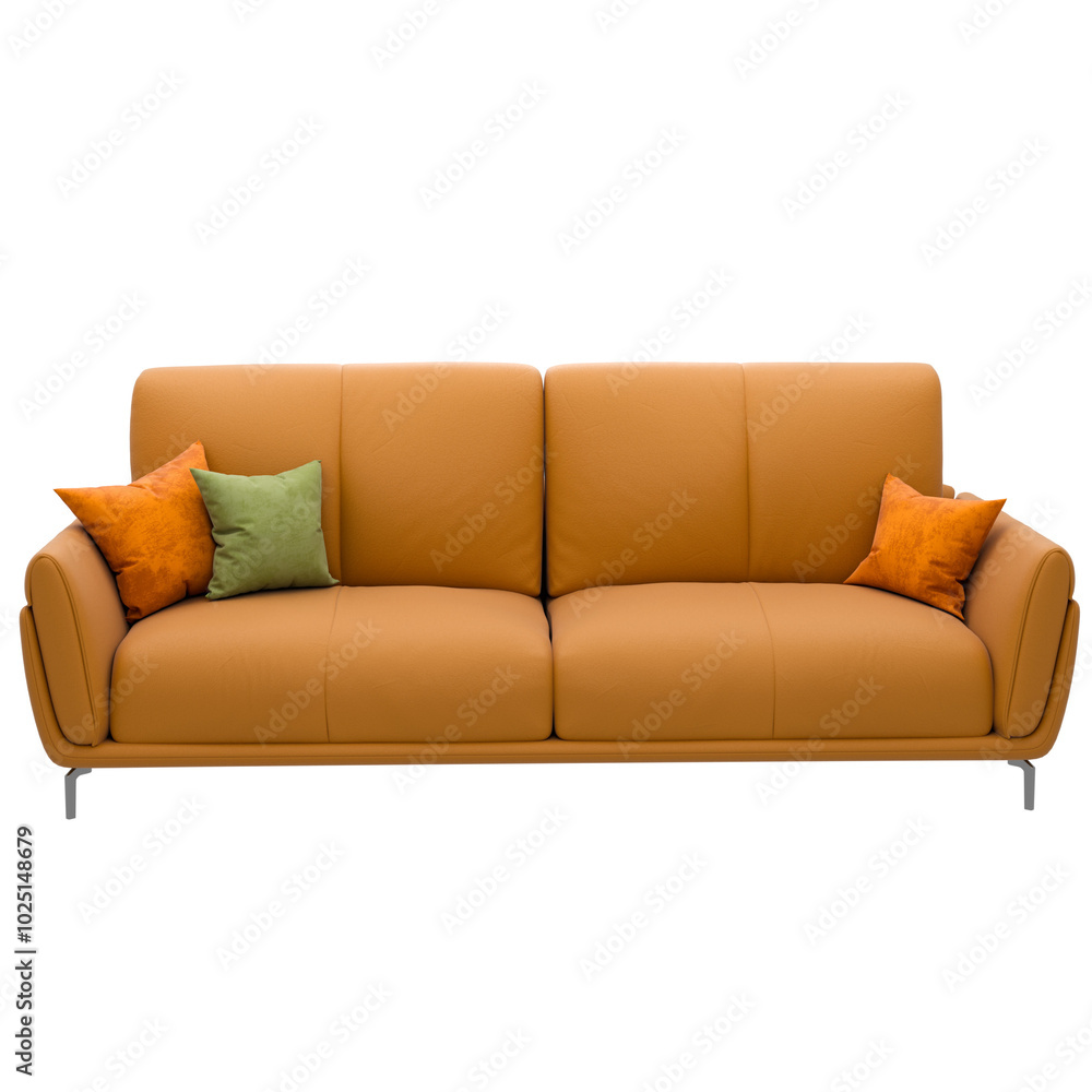 3d render yellow sofa couch home decor with transparent background 3d render yellow sofa couch home decor with transparent background